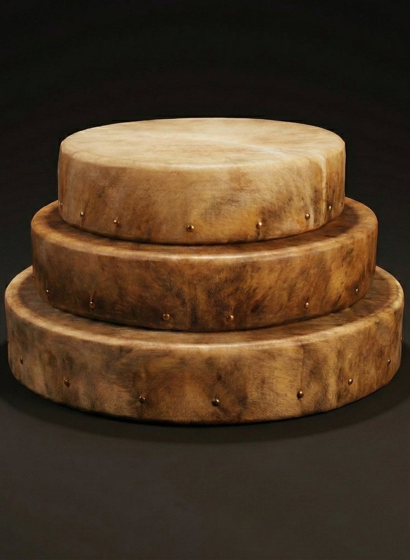 Al-Karz Music Leather Tambourine Set - Image 1